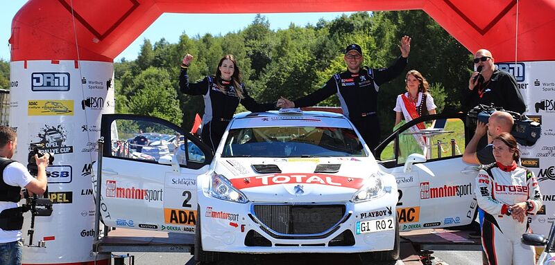Erfolgreiche Aufholjagd für das Peugeot-Team Riedemann/Vanneste bei der Wartburg- Rallye
