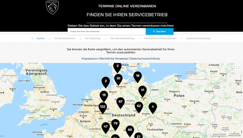 PEUGEOT: Online-Termine für Wartung und Service leicht gemacht