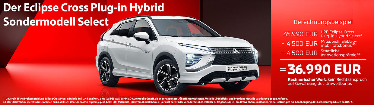 Mitshubishi Eclipse Cross Plug-in Hybrid Sondermodell Select