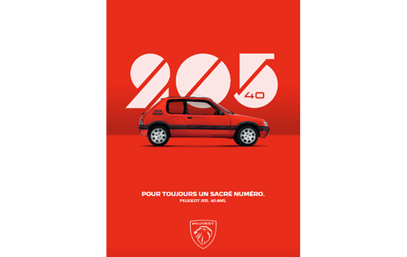 Der PEUGEOT 205 wird 40 Jahre alt