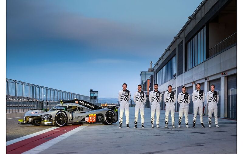 Das Team PEUGEOT TotalEnergies startet in Sebring